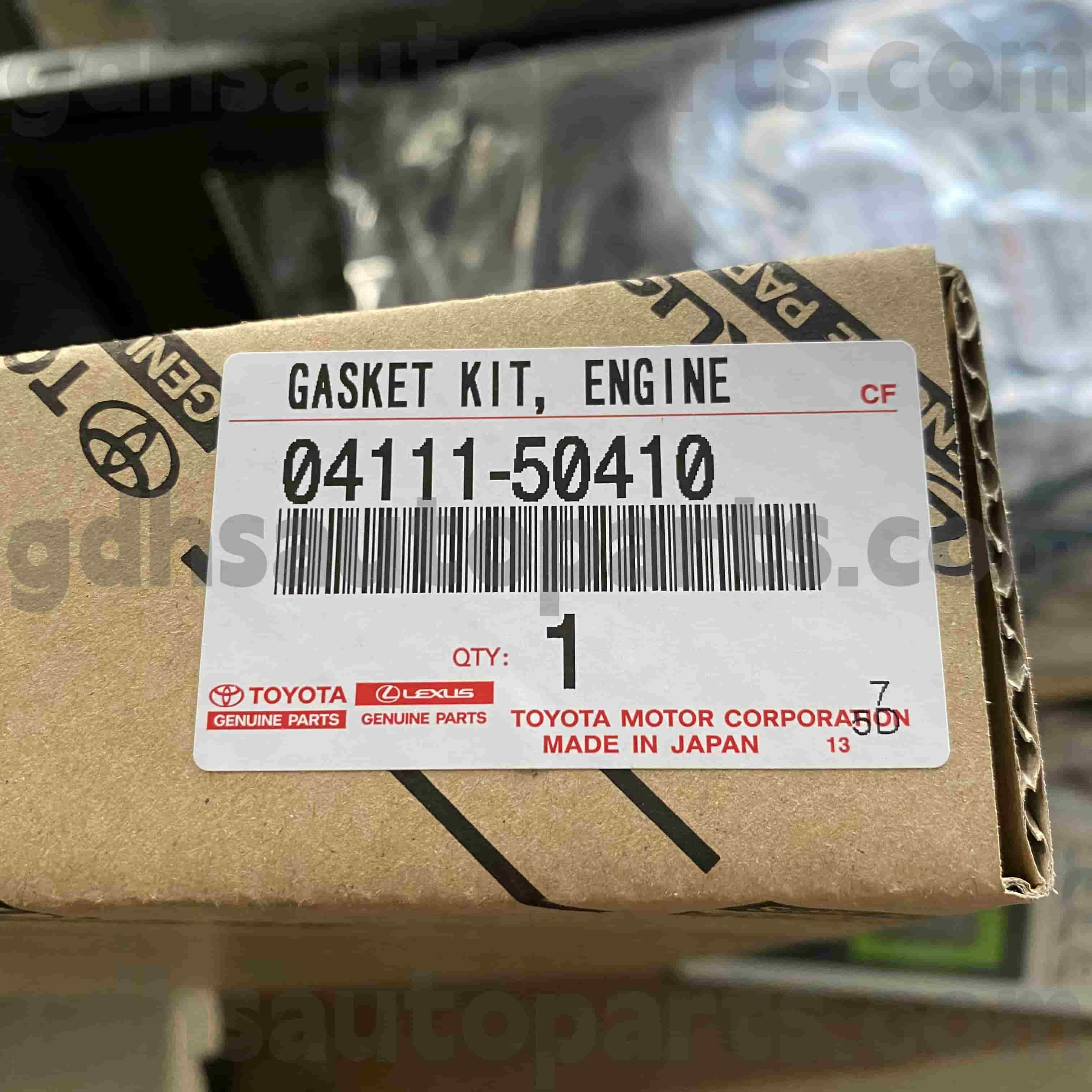 04111-50410 Тоиота оригиналне делове Комплет за ремонт мотора за копнени крсташ