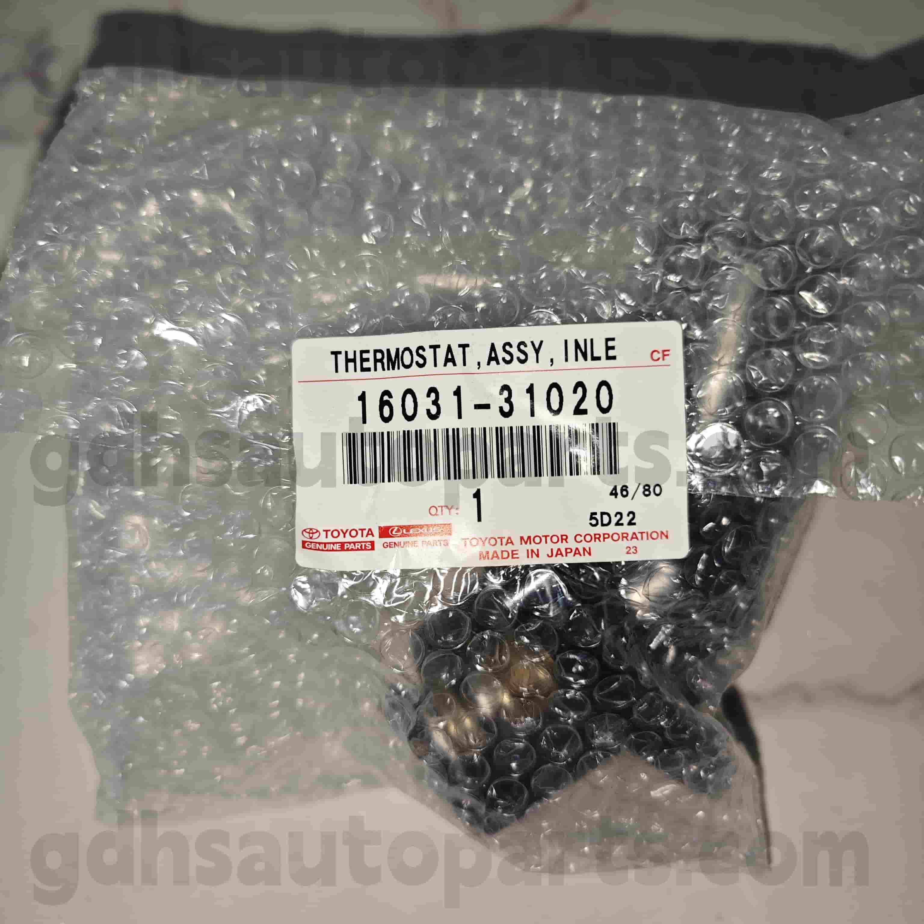 16031-31020 Тоиота оригинални делови Термостат за Лекус ГС30 / 35/44/460, Цровн / Хибрид Цхассис бр. 3ГРФЕ..ГРС202